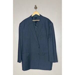 Lauren Ralph Lauren Wool Pinstripe Blazer 56R Made In Canada